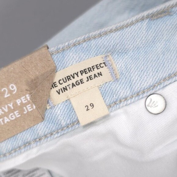 NWT MADEWELL Women's Jeans 29 CURVY PERFECT VINTAGE JEAN Style‎ N0874 - Picture 11 of 14